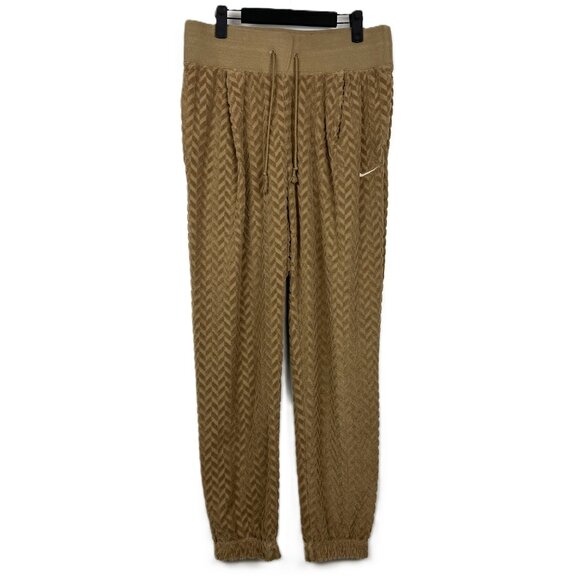 Nike Women's Sportswear Everyday Modern High-waisted Jogger Pant Tan Brown Large - Picture 2 of 10